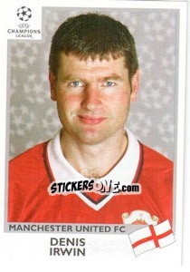 Sticker Denis Irwin - UEFA Champions League 1999-2000 n. 125 - Panini