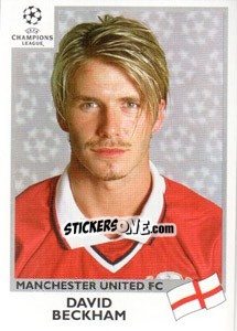 Sticker David Beckham - UEFA Champions League 1999-2000 - Panini