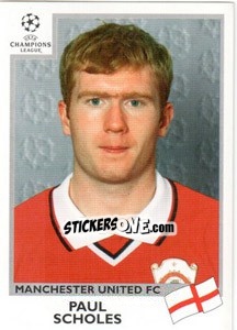 Sticker Paul Scholes - UEFA Champions League 1999-2000 n. 132 - Panini