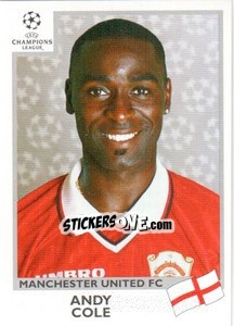 Sticker Andy Cole - UEFA Champions League 1999-2000 n. 134 - Panini
