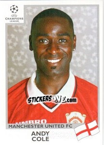 Sticker Andy Cole - UEFA Champions League 1999-2000 - Panini