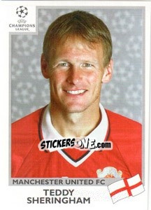 Sticker Teddy Sheringham - UEFA Champions League 1999-2000 n. 135 - Panini