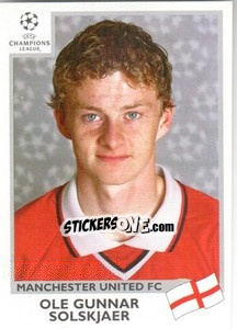 Figurina Ole Gunnar Solskjaer - UEFA Champions League 1999-2000 - Panini