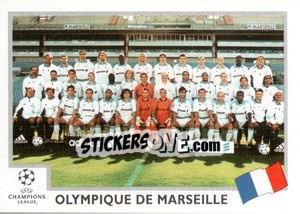 Sticker Olympique de Marseille team - UEFA Champions League 1999-2000 n. 137 - Panini
