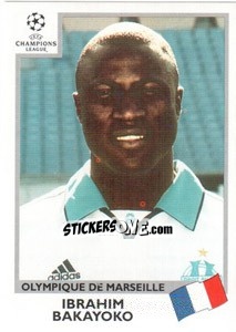 Sticker Ibrahima Bakayoko - UEFA Champions League 1999-2000 - Panini