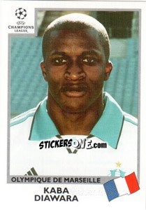 Sticker Kaba Diawara - UEFA Champions League 1999-2000 n. 150 - Panini
