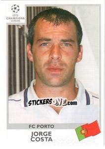 Sticker Jorge Costa - UEFA Champions League 1999-2000 n. 158 - Panini