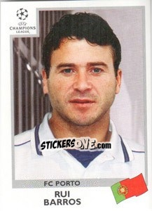 Sticker Rui Barros - UEFA Champions League 1999-2000 - Panini