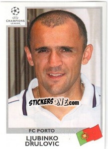 Sticker Ljubinko Drulovic - UEFA Champions League 1999-2000 - Panini