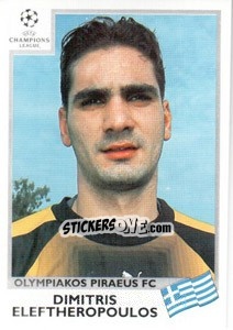Cromo Dimitris Eleftheropoulos - UEFA Champions League 1999-2000 - Panini