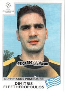 Sticker Dimitris Eleftheropoulos - UEFA Champions League 1999-2000 n. 172 - Panini