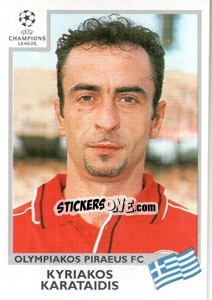 Cromo Kyriakos Karataidis - UEFA Champions League 1999-2000 - Panini