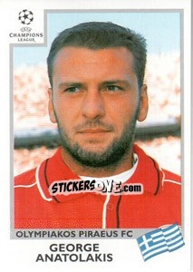 Sticker Georgios Anatolakis - UEFA Champions League 1999-2000 n. 174 - Panini
