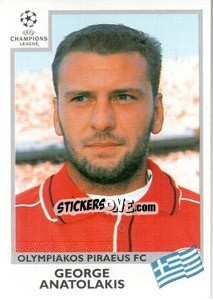 Figurina Georgios Anatolakis - UEFA Champions League 1999-2000 - Panini