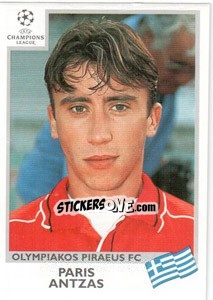 Sticker Paris Antzas - UEFA Champions League 1999-2000 n. 176 - Panini