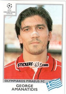 Sticker Georgios Amanatidis - UEFA Champions League 1999-2000 - Panini