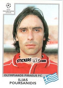 Sticker Ilias Poursanidis - UEFA Champions League 1999-2000 n. 178 - Panini