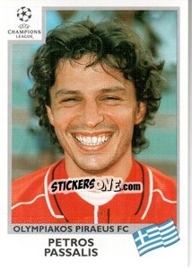 Sticker Petros Passalis - UEFA Champions League 1999-2000 - Panini