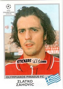 Sticker Zlatko Zahovic - UEFA Champions League 1999-2000 n. 186 - Panini