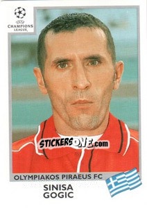 Cromo Sinisa Gogic - UEFA Champions League 1999-2000 - Panini