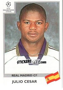 Sticker Julio Cesar - UEFA Champions League 1999-2000 n. 191 - Panini