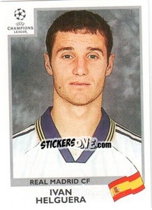 Figurina Ivan Helguera - UEFA Champions League 1999-2000 - Panini