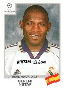 Sticker Geremi Njitap - UEFA Champions League 1999-2000 - Panini