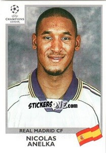 Sticker Nicolas Anelka - UEFA Champions League 1999-2000 n. 202 - Panini