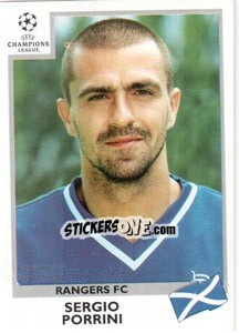 Figurina Sergio Porrini - UEFA Champions League 1999-2000 - Panini