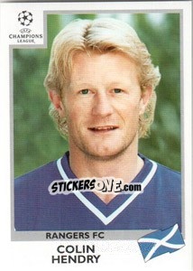 Sticker Colin Hendry - UEFA Champions League 1999-2000 n. 210 - Panini
