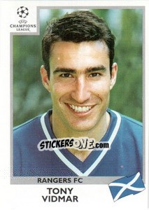 Sticker Tony Vidmar - UEFA Champions League 1999-2000 - Panini