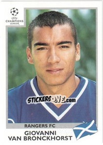 Figurina Giovanni van Bronckhorst - UEFA Champions League 1999-2000 - Panini