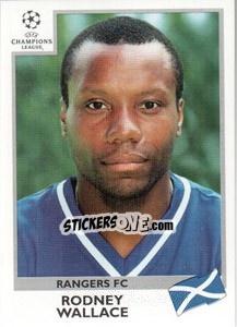 Cromo Rodney Wallace - UEFA Champions League 1999-2000 - Panini