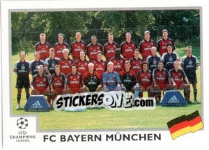 Sticker FC Bayern Munchen team - UEFA Champions League 1999-2000 - Panini