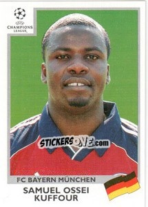 Cromo Samuel Osei Kuffour - UEFA Champions League 1999-2000 - Panini