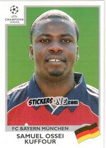 Sticker Samuel Osei Kuffour - UEFA Champions League 1999-2000 - Panini