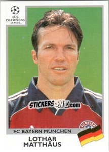 Sticker Lothar Matthaus - UEFA Champions League 1999-2000 n. 227 - Panini