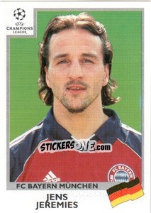 Sticker Jens Jeremies - UEFA Champions League 1999-2000 - Panini
