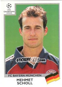 Sticker Mehmet Scholl - UEFA Champions League 1999-2000 - Panini