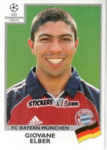 Sticker Giovane Elber - UEFA Champions League 1999-2000 n. 237 - Panini