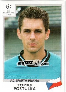 Cromo Tomas Postulka - UEFA Champions League 1999-2000 - Panini