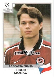 Sticker Libor Sionko - UEFA Champions League 1999-2000 n. 250 - Panini