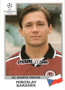 Sticker Miroslav Baranek - UEFA Champions League 1999-2000 - Panini