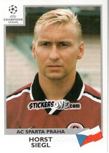 Sticker Horst Siegl - UEFA Champions League 1999-2000 - Panini