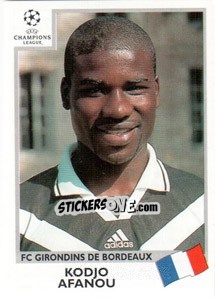 Sticker Kodjo Afanou - UEFA Champions League 1999-2000 - Panini