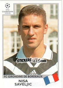 Sticker Nisa Saveljic - UEFA Champions League 1999-2000 - Panini