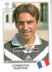 Sticker Corentin Martins - UEFA Champions League 1999-2000 - Panini
