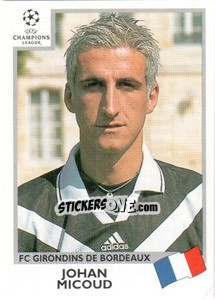 Sticker Johan Micoud - UEFA Champions League 1999-2000 n. 265 - Panini