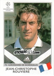 Sticker Jean-Christophe Rouviere - UEFA Champions League 1999-2000 - Panini