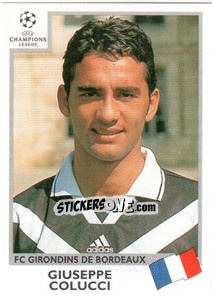 Sticker Giuseppe Colucci - UEFA Champions League 1999-2000 - Panini